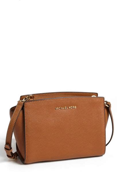 michael kors selma medium messenger crossbody|Selma Medium Saffiano Leather Crossbody Bag .